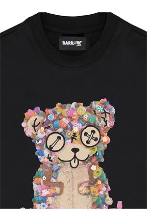 black cotton t-shirt BARROW KIDS | S6BKJGTH177110